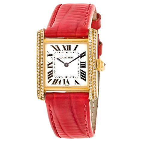 cartier ladies tank watch price|cartier watch ladies tank solo.